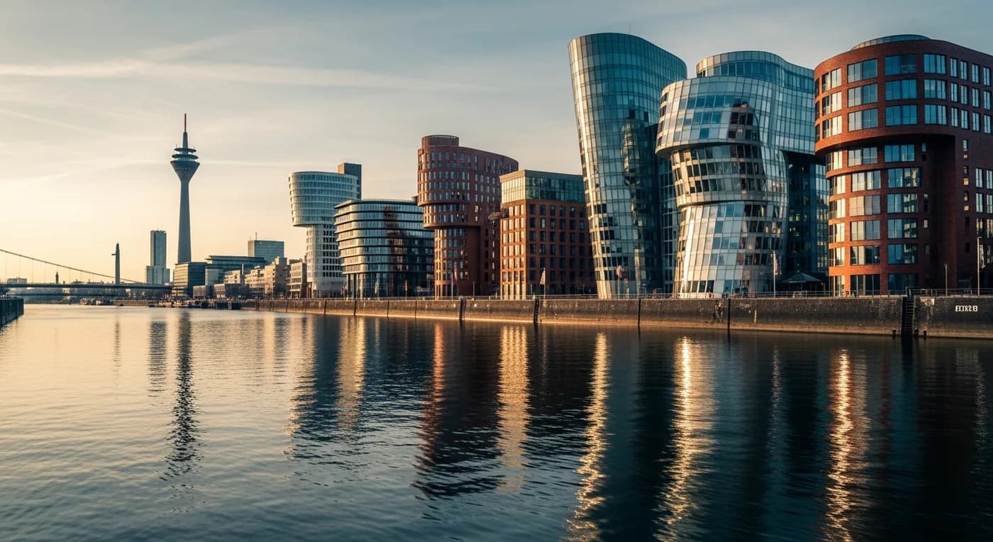 Stadtansicht von Düsseldorf