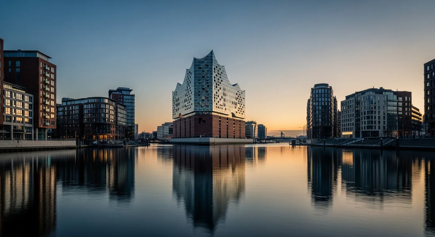 Stadtansicht von Hamburg