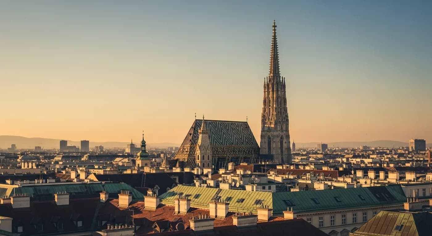 Stadtansicht von Wien
